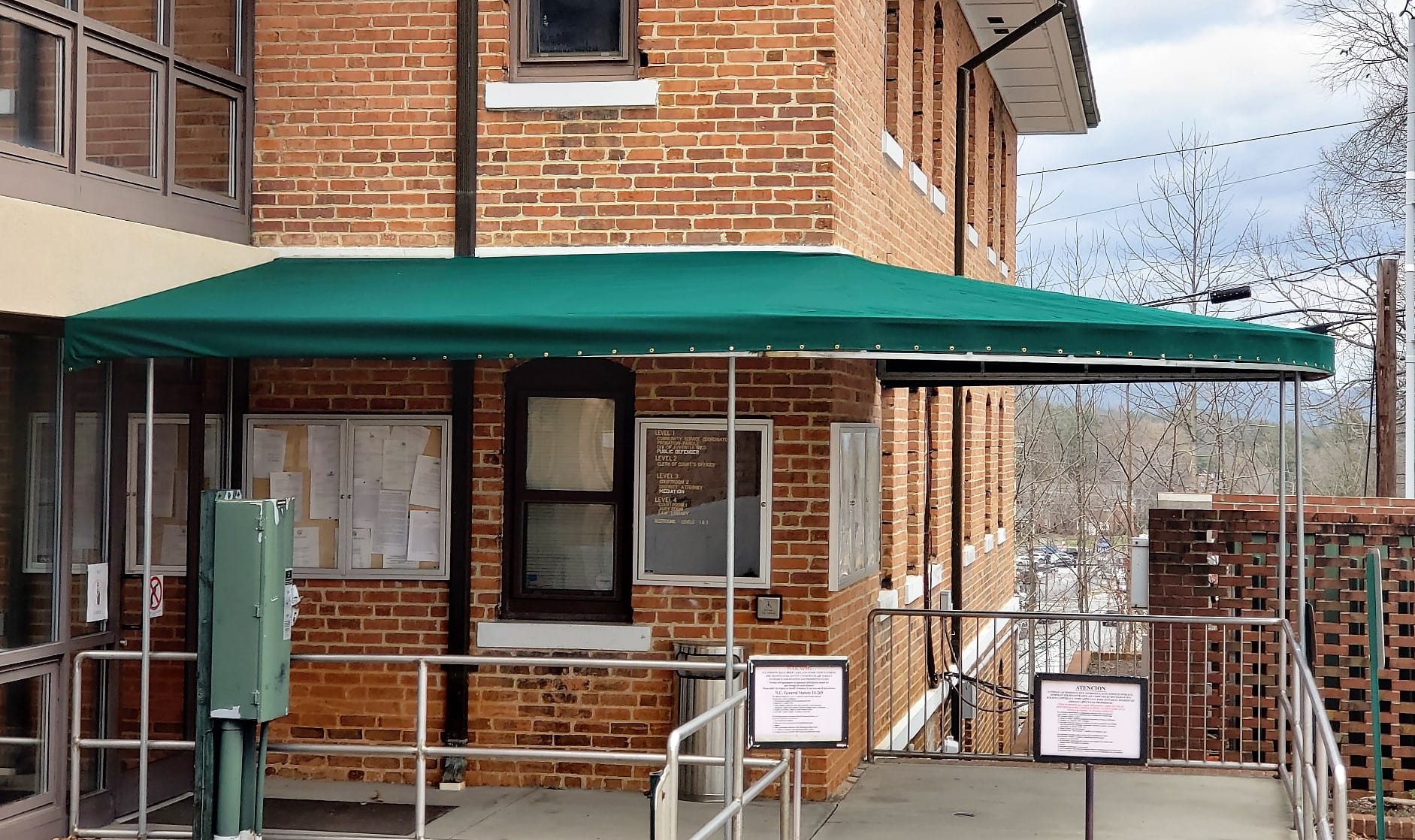 Transylvania Co Maintenance Dept Walkway Canopy After (2 ...