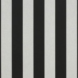 Beaufort Black White 6 Bar Fabric