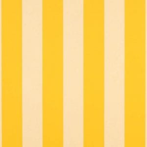 Beaufort Yellow White 6 Bar Fabric